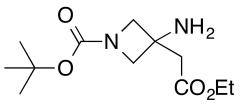 tert-Butyl 3-amino-3-(2-ethoxy-2-oxoethyl)azetidine-1-carboxylate