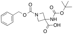 1-((Benzyloxy)carbonyl)-3-((tert-butoxycarbonyl)amino)azetidine-3-carboxylic acid