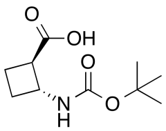 trans-2-{[(tert-butoxy)carbonyl]amino}cyclobutane-1-carboxylic acid