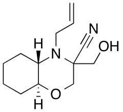 rac-(4aS,8aS)-4-Allyl-3-(hydroxymethyl)octahydro-2H-benzo[b][1,4]oxazine-3-carbonitrile
