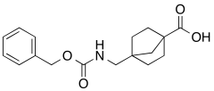 4-((((benzyloxy)carbonyl)amino)methyl)bicyclo[2.2.1]heptane-1-carboxylic acid