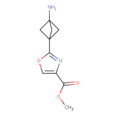 methyl 2-(3-aminobicyclo[1.1.1]pentan-1-yl)oxazole-4-carboxylate
