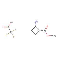 racemic methyl (1R,2S)-2-aminocyclobutane-1-carboxylate 2,2,2-trifluoroacetate