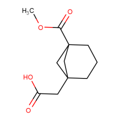 2-(5-(methoxycarbonyl)bicyclo[3.1.1]heptan-1-yl)acetic acid