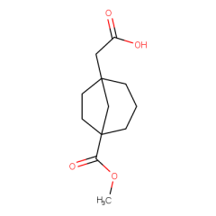 2-(5-(methoxycarbonyl)bicyclo[3.2.1]octan-1-yl)acetic acid