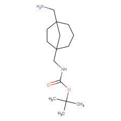 tert-butyl ((5-(aminomethyl)bicyclo[3.2.1]octan-1-yl)methyl)carbamate