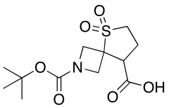2-(tert-butoxycarbonyl)-5-thia-2-azaspiro[3.4]octane-8-carboxylic acid 5,5-dioxide