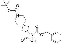 2-(((benzyloxy)carbonyl)amino)-7-(tert-butoxycarbonyl)-7-azaspiro[3.5]nonane-2-carboxylic acid