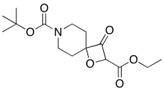 7-(tert-butyl) 2-ethyl 3-oxo-1-oxa-7-azaspiro[3.5]nonane-2,7-dicarboxylate