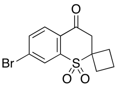 7'-bromospiro[cyclobutane-1,2'-thiochroman]-4'-one 1',1'-dioxide