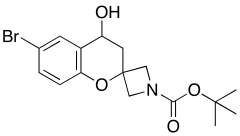 tert-butyl 6'-bromo-4'-hydroxyspiro[azetidine-3,2'-chromane]-1-carboxylate