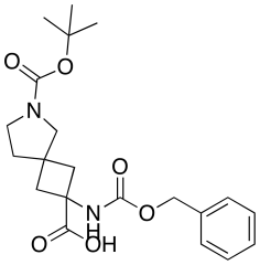 2-(((benzyloxy)carbonyl)amino)-6-(tert-butoxycarbonyl)-6-azaspiro[3.4]octane-2-carboxylic acid