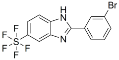 2-(3-Bromophenyl)-5-(pentafluorosulfanyl)-1H-benzoimidazole