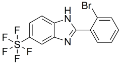 2-(2-Bromophenyl)-5-(pentafluorosulfanyl)-1H-benzoimidazole
