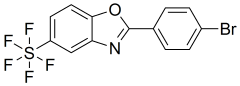 2-(4-Bromophenyl)-5-(pentafluorosulfanyl)benzooxazole