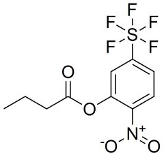 Ethyl (2-nitro-5-(pentafluorosulfanyl)phenyl) acetate