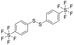 1,2-di-(p-pentafluorosulfanylbenzene)disulfane