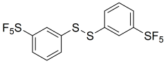 1,2-di-(m-pentafluorosulfanylbenzene)disulfane