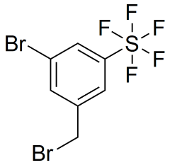 3-Bromo-5-(pentafluorosulfanyl)benzyl bromide