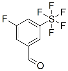 3-Fluoro-5-(pentafluorosulfanyl)benzaldehyde