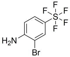 1-amino-2-bromo-4-pentafluorosulfanylbenzene