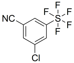 3-Chloro-5-(pentafluorosulfanyl)benzonitrile