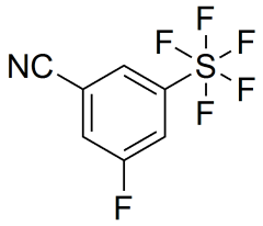 3-Fluoro-5-(pentafluorosulfanyl)benzonitrile