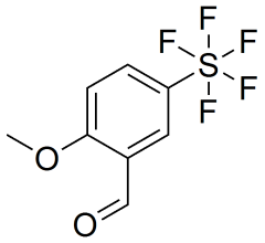 2-Methoxy-5-(pentafluorosulfanyl)benzaldehyde