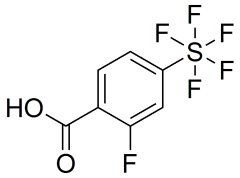 2-Fluoro-4-(pentafluorosulfanyl)benzoic acid