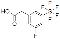 3-Fluoro-5-(pentafluorosulfanyl)phenylacetic acid