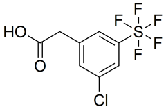 3-Chloro-5-(pentafluorosulfanyl)phenylacetic acid