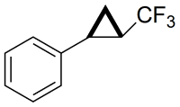 (+/-)-(trans-2-(trifluoromethyl)cyclopropyl)benzene