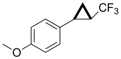 (+/-)-1-methoxy-4-(trans-2-(trifluoromethyl)cyclopropyl)benzene