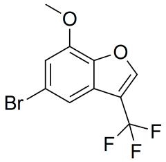 5-bromo-7-methoxy-3-(trifluoromethyl)benzofuran