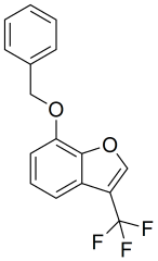 7-(benzyloxy)-3-(trifluoromethyl)benzofuran