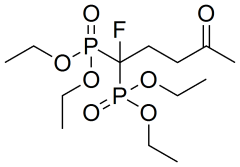 tetraethyl (1-fluoro-4-oxopentane-1,1-diyl)bis(phosphonate)
