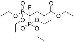 ethyl 4,4-bis(diethoxyphosphoryl)-4-fluorobutanoate