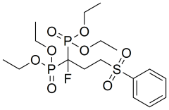 tetraethyl (1-fluoro-3-(phenylsulfonyl)propane-1,1-diyl)bis(phosphonate)