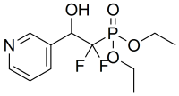 diethyl (1,1-difluoro-2-hydroxy-2-(pyridin-3-yl)ethyl)phosphonate