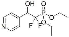 diethyl (1,1-difluoro-2-hydroxy-2-(pyridin-4-yl)ethyl)phosphonate