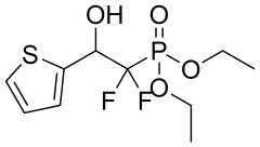 diethyl (1,1-difluoro-2-hydroxy-2-(thiophen-2-yl)ethyl)phosphonate