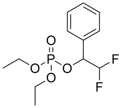 2,2-difluoro-1-phenylethyl diethyl phosphate