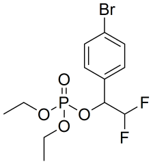 1-(4-bromophenyl)-2,2-difluoroethyl diethyl phosphate