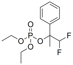 1,1-difluoro-2-phenylpropan-2-yl diethyl phosphate