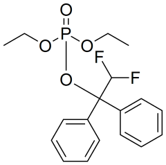 2,2-difluoro-1,1-diphenylethyl diethyl phosphate
