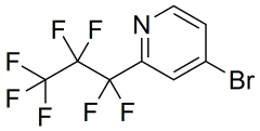 4-bromo-2-(perfluoropropyl)pyridine