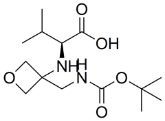 (3-(((tert-butoxycarbonyl)amino)methyl)oxetan-3-yl)-L-valine
