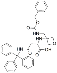 N2-(3-((((benzyloxy)carbonyl)amino)methyl)oxetan-3-yl)-N4-trityl-L-asparagine