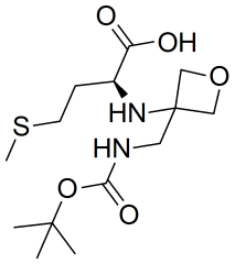 (3-(((tert-butoxycarbonyl)amino)methyl)oxetan-3-yl)-L-methionine
