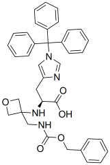 Na-(3-((((benzyloxy)carbonyl)amino)methyl)oxetan-3-yl)-Nt-trityl-L-histidine